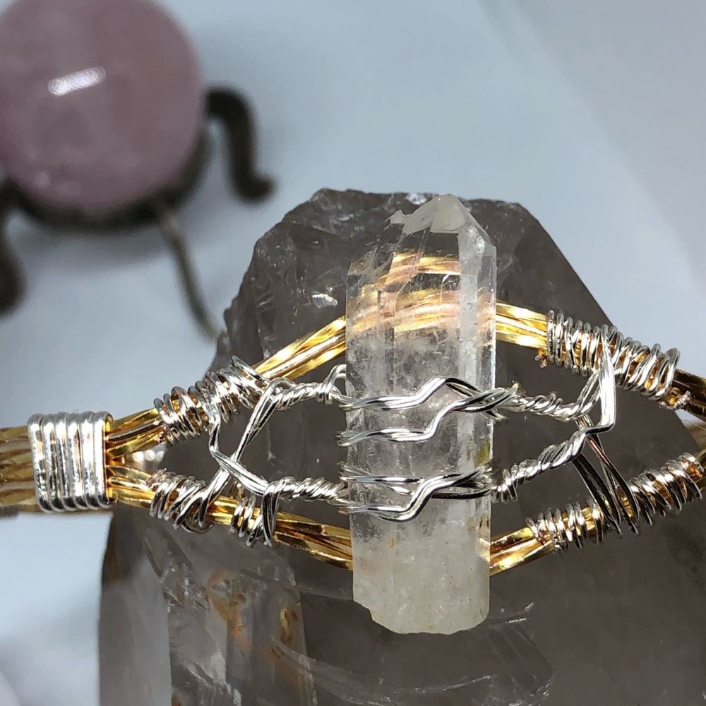 Handmade Twin crystal bracelet